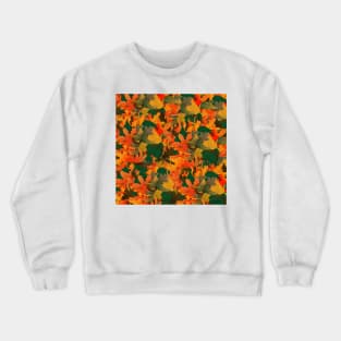 Falling Leaves Pattern for Autumn Crewneck Sweatshirt
